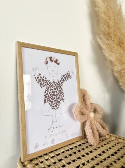 Affiche de naissance India pour fille – Image 5