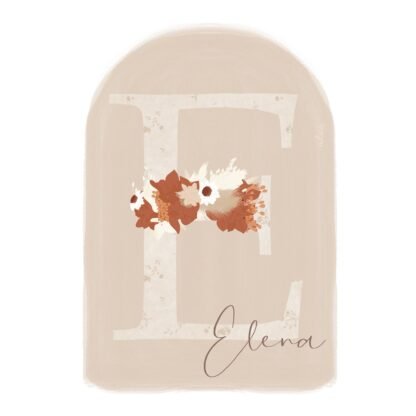 Affiche Romy, mon doux monogramme personnalisable