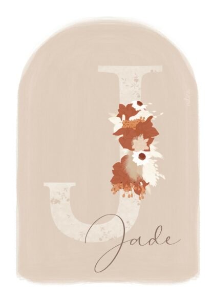 Affiche Romy, mon doux monogramme personnalisable – Image 2