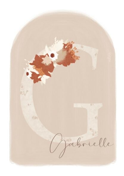 Affiche Romy, mon doux monogramme personnalisable – Image 6