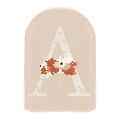 Affiche Romy, mon doux monogramme
