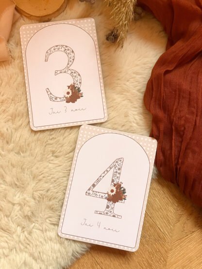 Cartes étapes India de la naissance à 1 an, personnalisables – Image 8