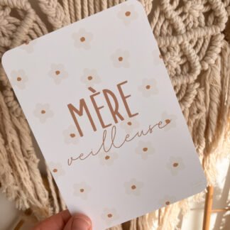 La jolie carte Mère-veilleuse