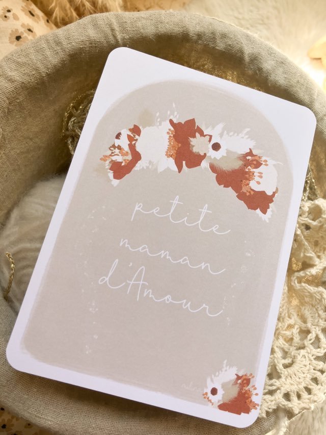 La jolie carte petite maman d'Amour – Image 2