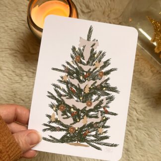 Carte Mon joli sapin de Noël