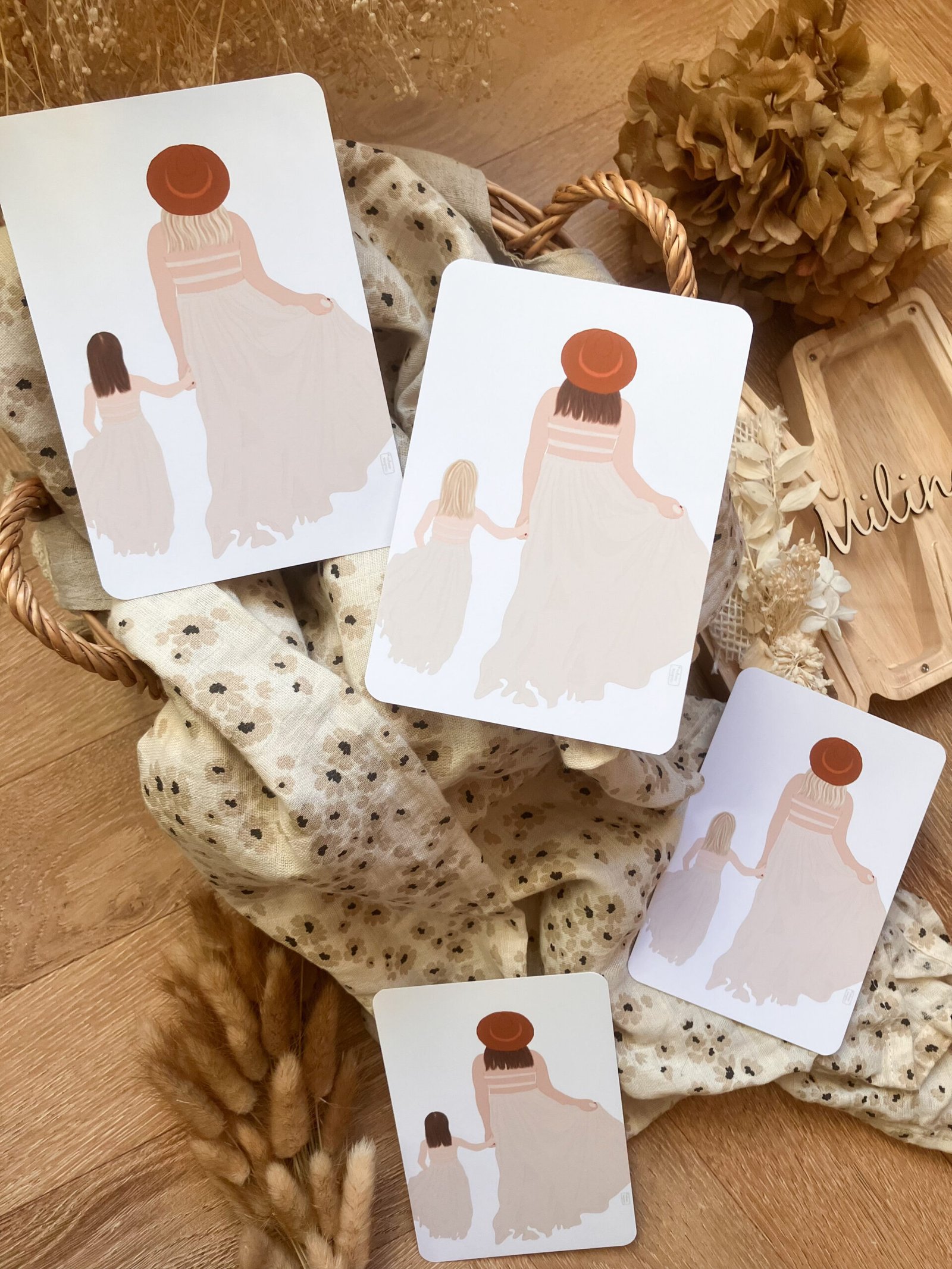 Carte l'Amour Mère Fille existe en 4 versions – Image 2