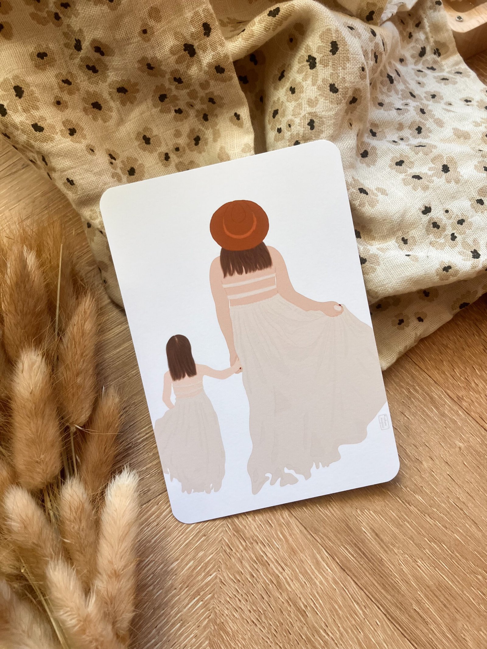 Carte l'Amour Mère Fille existe en 4 versions