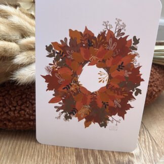 Carte Ma couronne d'Automne