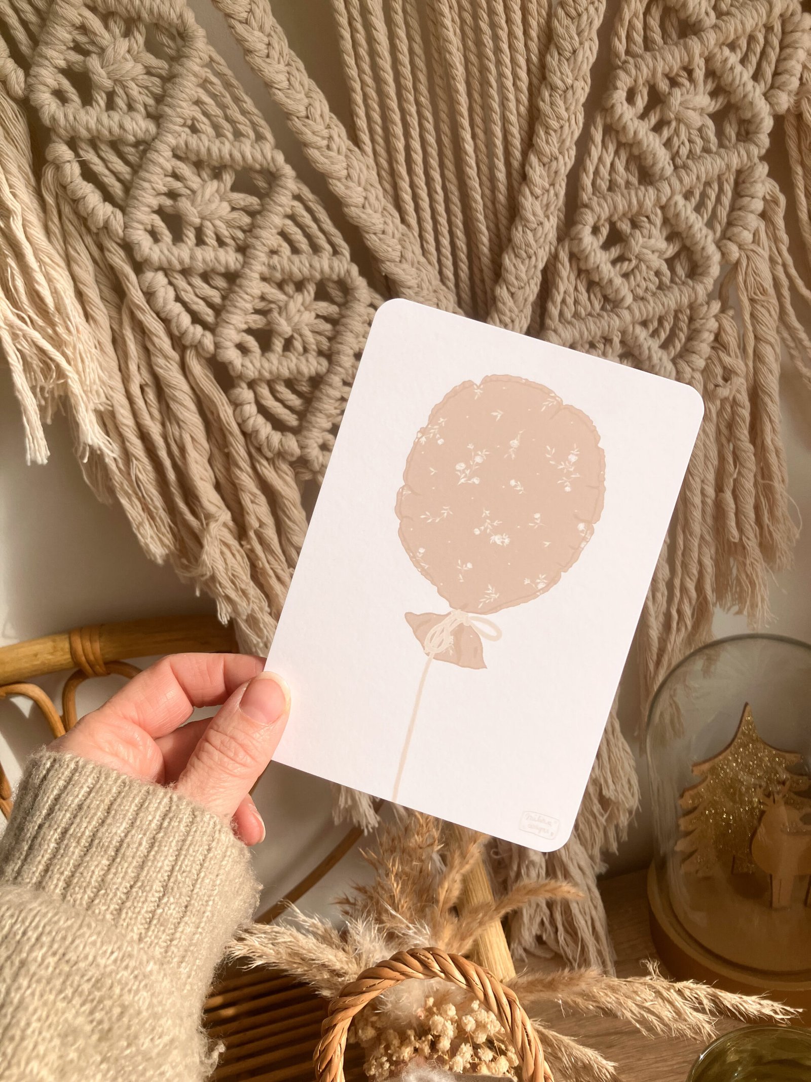 Carte Mon doux ballon