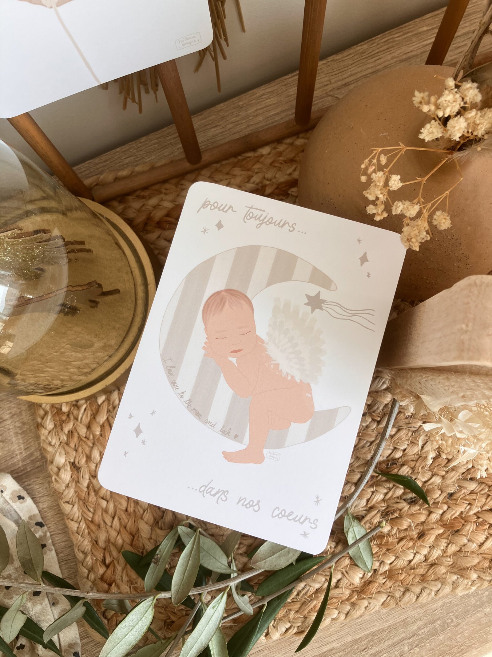 Carte Mon bébé ange – Image 7