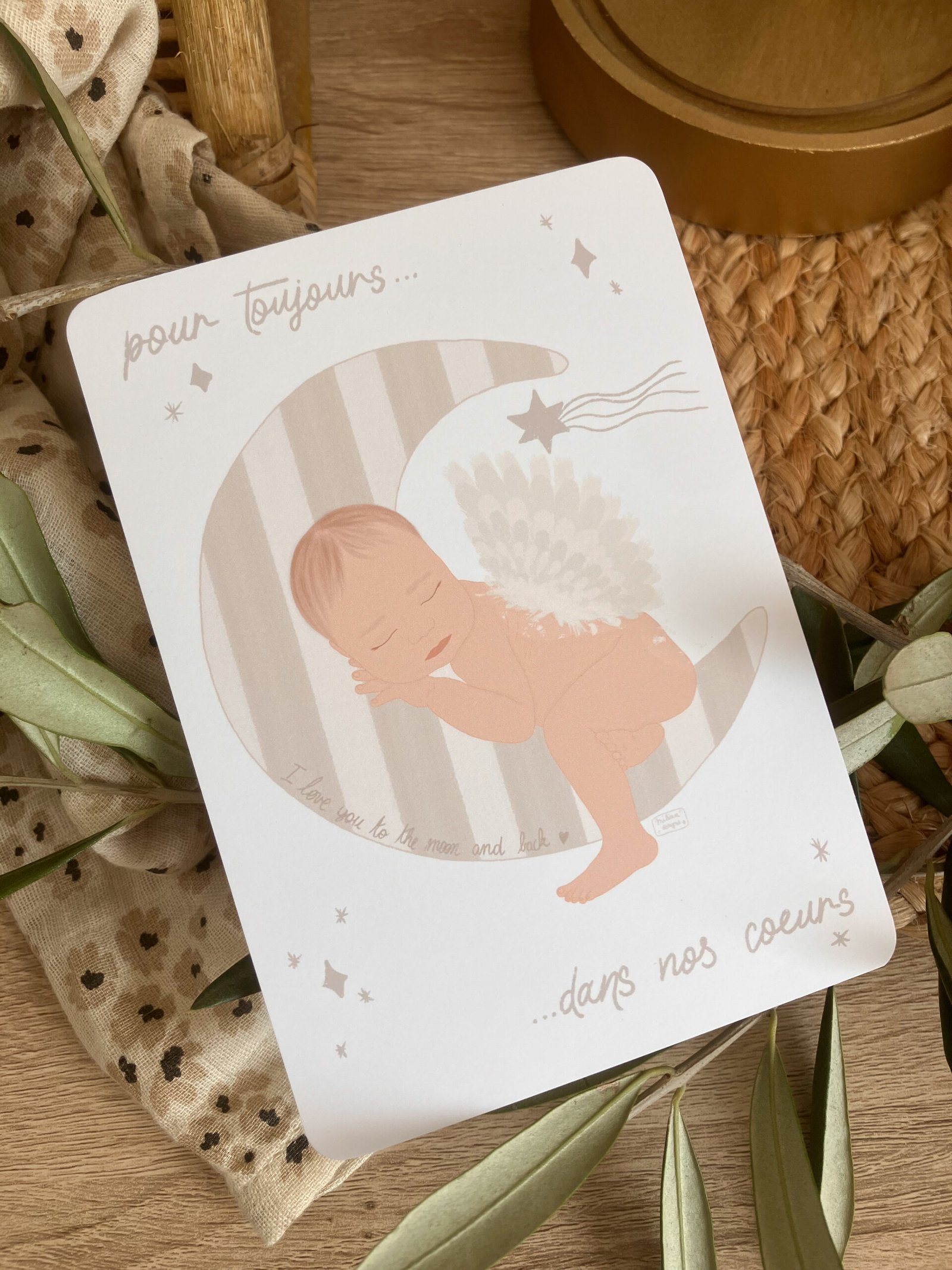Carte Mon bébé ange – Image 6