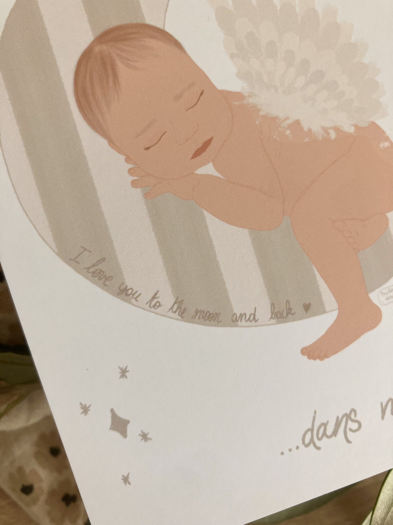 Carte Mon bébé ange – Image 3