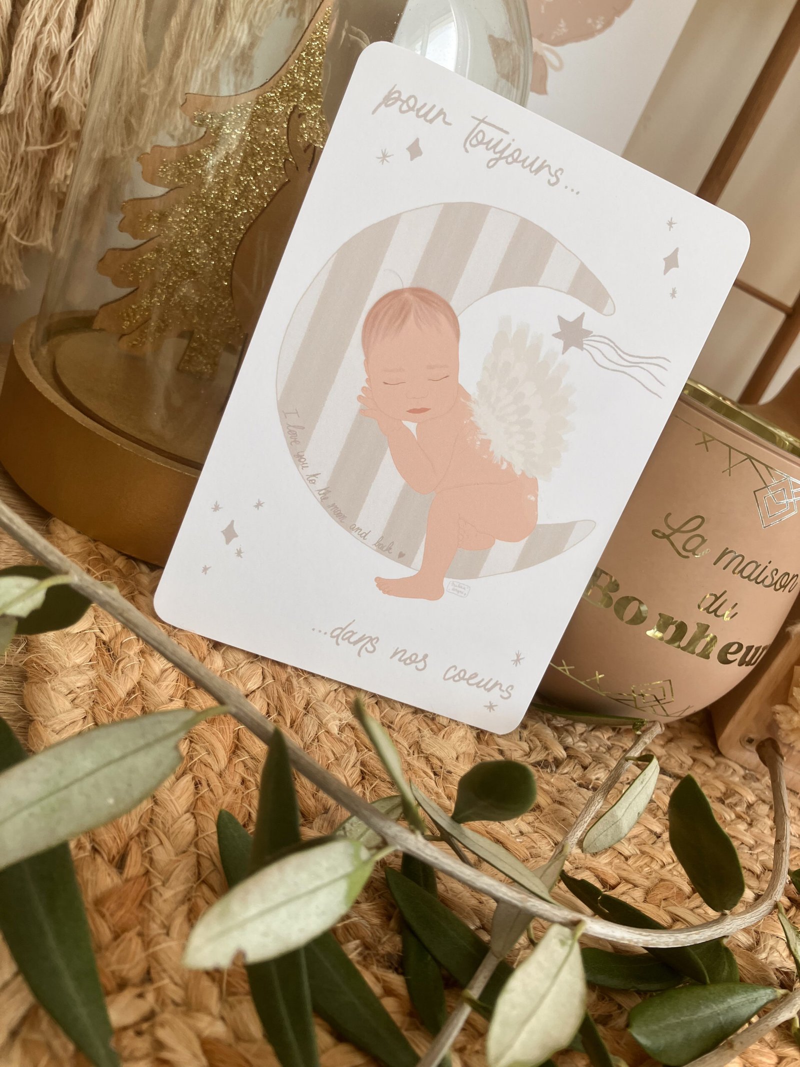 Carte Mon bébé ange – Image 4