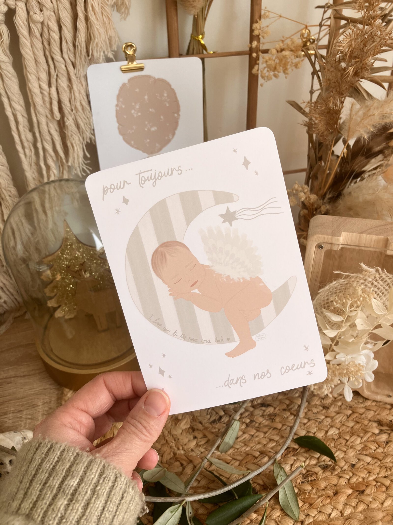 Carte Mon bébé ange – Image 2