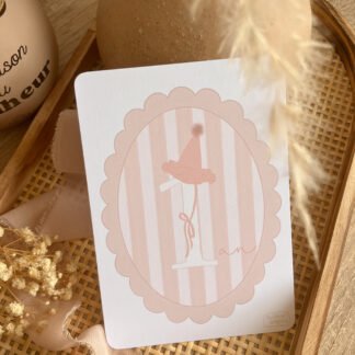 La carte 1 an girly