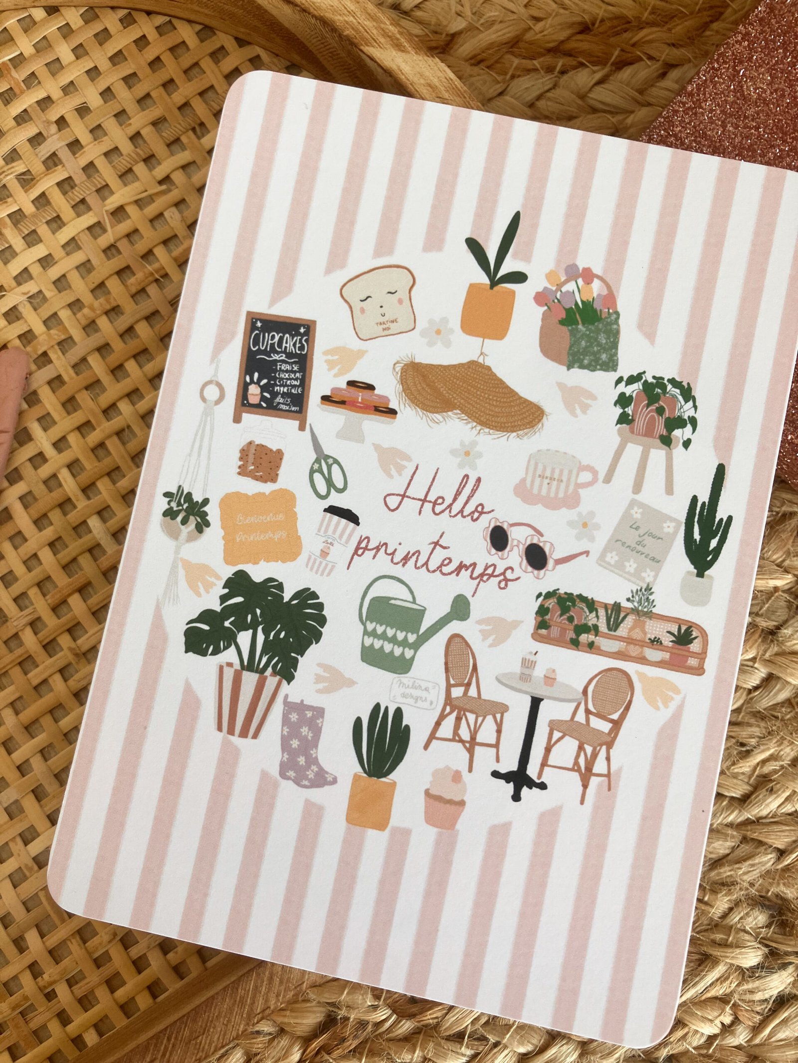 Carte Hello printemps - Hello spring (disponible en 2 langues) – Image 4