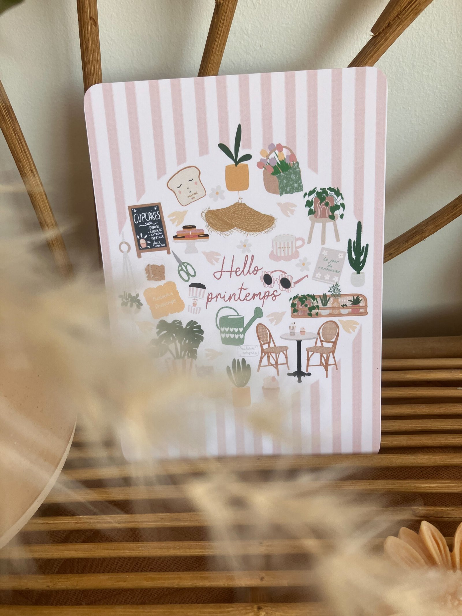 Carte Hello printemps - Hello spring (disponible en 2 langues) – Image 6