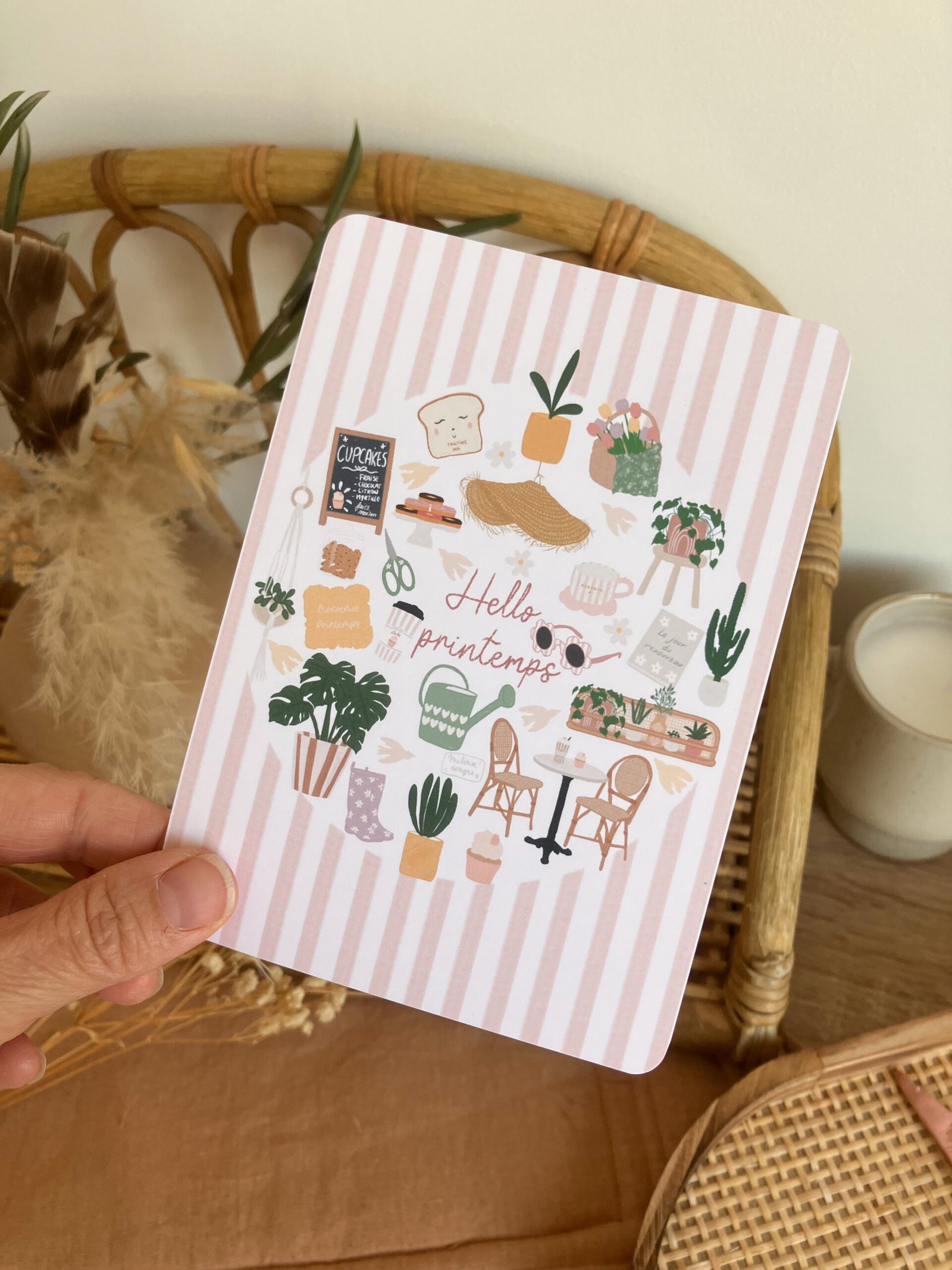 Carte Hello printemps - Hello spring (disponible en 2 langues) – Image 9