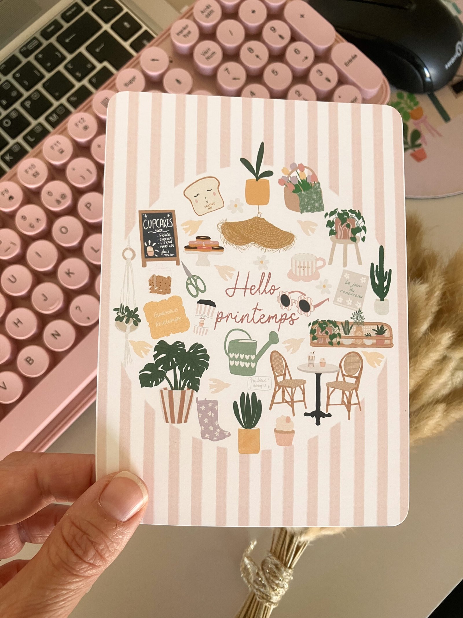 Carte Hello printemps - Hello spring (disponible en 2 langues) – Image 10