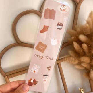 Marque-page plastifié Cosy time
