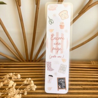 Marque-page plastifié Hello printemps: encore une page