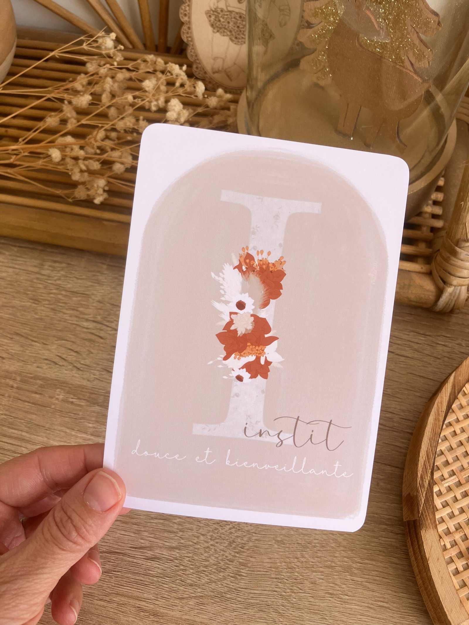Carte Instit douce et bienveillante – Image 4