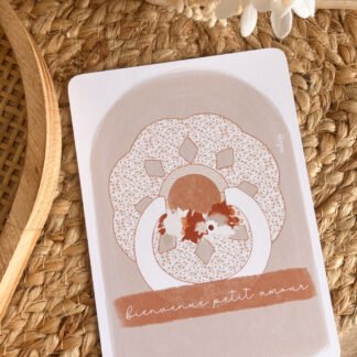 Carte de naissance Bienvenue petit amour