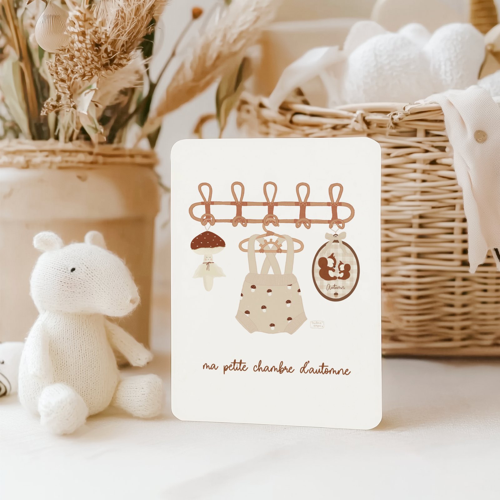 Carte ma petite chambre d'automne