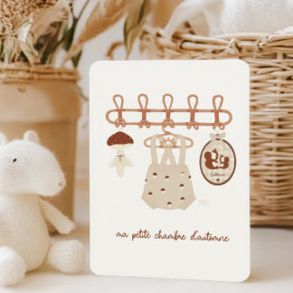 Carte ma petite chambre d'automne